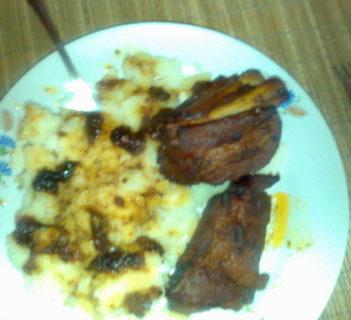 Żeberka z wódką i miodem