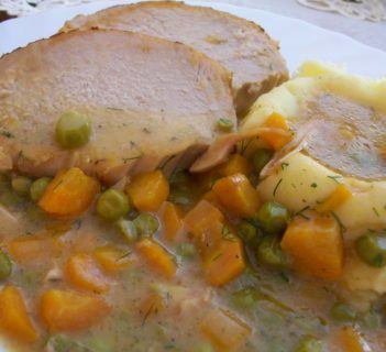 Schab w pysznym sosie