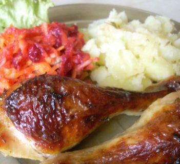 Pałki maślankowe, pieczone