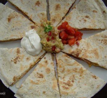 Quasadillas z grillowanym kurczakiem