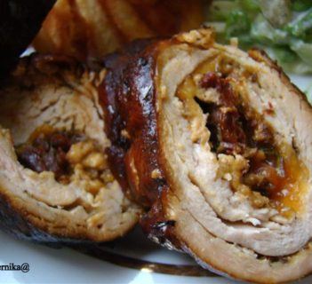 Rolada z indyka ze śródziemnomorskim nadzieniem