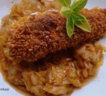 Kotlety z oscypkiem z płatkach