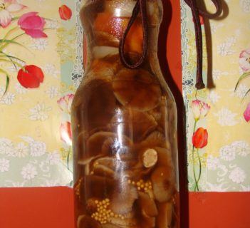 Opieńki z estragonem