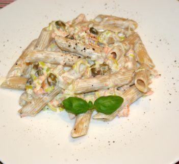 Penne al salmone