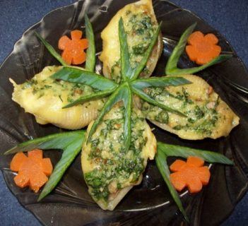 Muszle zapiekane z PESTO