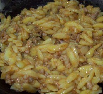 Makaron ryż – z sosem