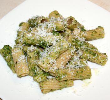 Zakręcone pesto z rigatoni