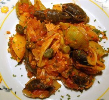 Muszelki z tuńczykiem