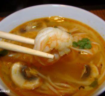 Moja tajska zupa z krewetkami