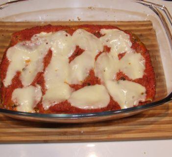Cannelloni ze szpinakiem w sosie pomidorowym