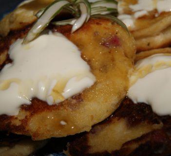 Placuszki z jogurtem i granatem