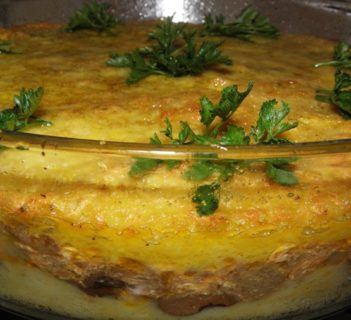 Zapiekanka grzybowo-ziemniaczana