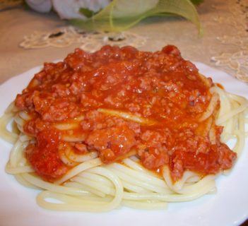 Spaghetti bolognese