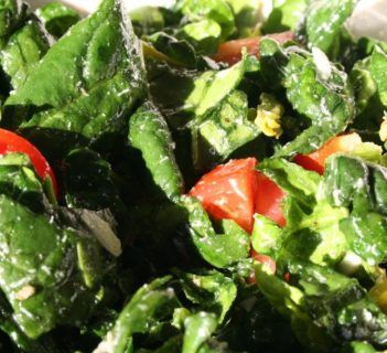 Szpinak pomidoro
