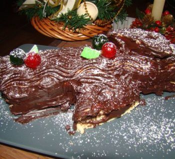 Świąteczne polano czyli Bûche de Noël