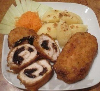 Roladki ze śliwkami