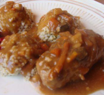 Zraziki w sosie myśliwskim