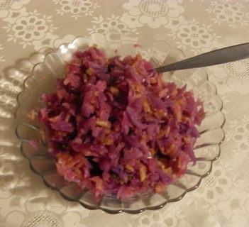 Surówka z czerwonej kapusty