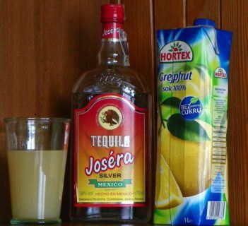 Tequila z sokiem grejpfrutowym