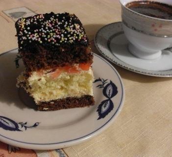 Kakaowo kokosowy przekładaniec