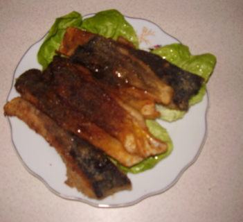 Chrupiący smażony karp
