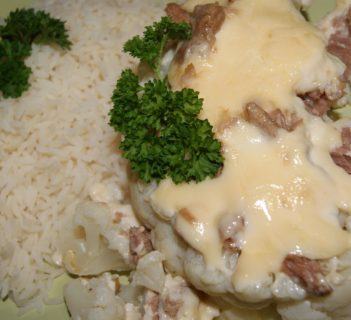 Kalafior z tuñczykiem i majonezem