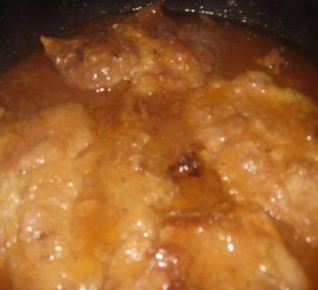 Duszone kotlety z karkówki