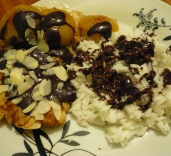 Filet w sosie czekoladowym