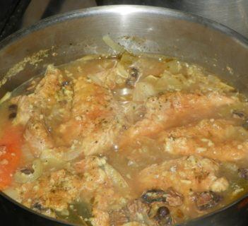 Orientalny duszony schab