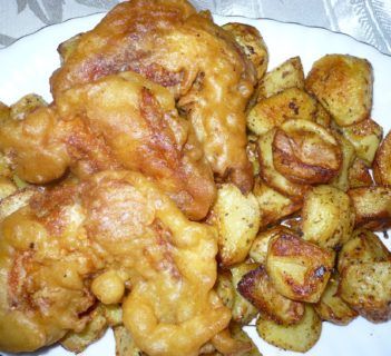 Skrzydełka w cieście piwnym