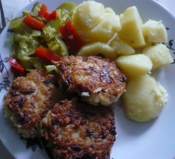 Kotleciki ryżowo-grzybowe