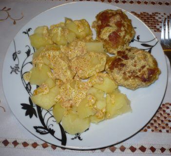 Kotlety mielone w sosie curry