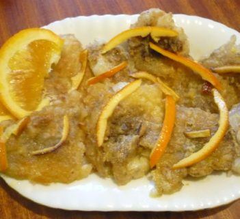 Ryba w pomarańczach