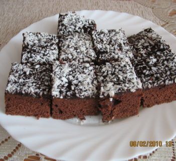 MURZYNEK Z POLEWĄ CZEKOLADOWĄ I Z KOKOSEM