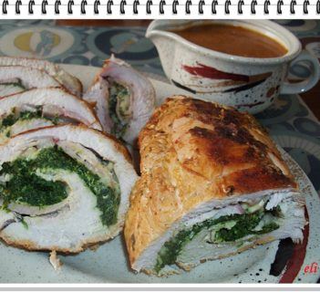 Indycza rolada szpinakowa Eli