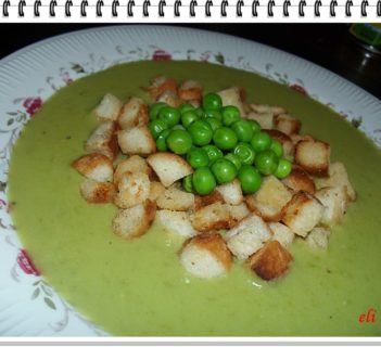 Kremowa zupa z groszku Eli