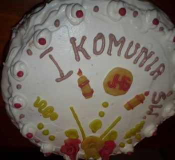 Pierwszy tort pierwszokomunijny