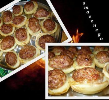 Ziemniaczki faszerowane mięsem mielonym