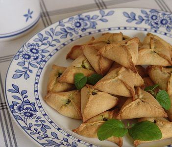 Szpinakowe pierożki