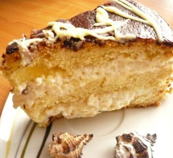 Tort kokosowo – ananasowy