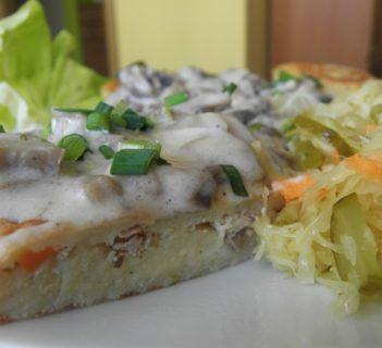 Kotlety ziemniaczane z mięsem