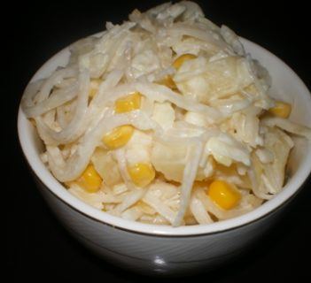 Żółta lekka sałatka