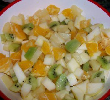 Sałatka owocowa z miodzikiem