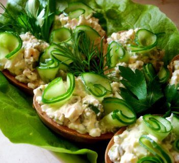 Sałatka w skorupkach