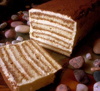 Biszkopt z kremem a/la tiramisu