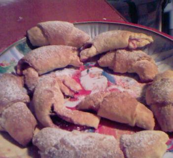 Rogaliki krucho-drożdżowe