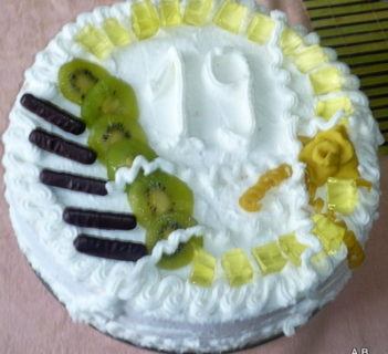 Torcik na 19 urodziny