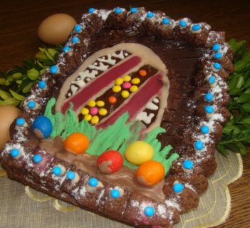 Mazurek z czekoladą