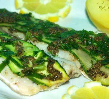 Morszczuk z Pesto w Złotku