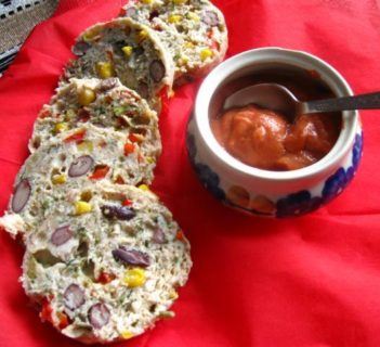 Rolada z piersi indyczej.